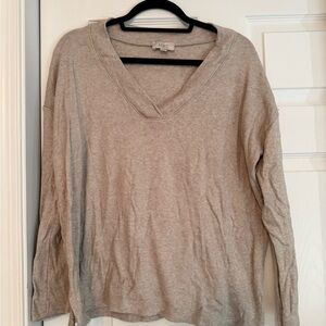 LOFT Cream Colored Knit Sweater